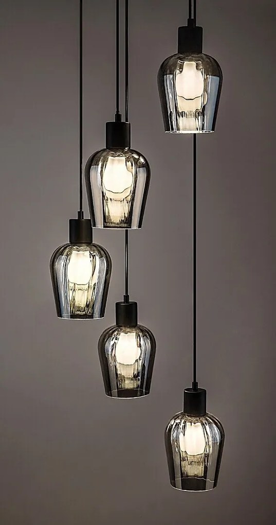 Lustra cu 5 pendule design modern Florian