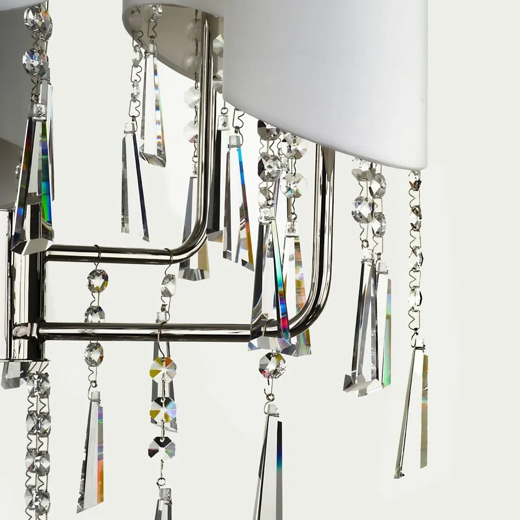 Candelabru modern design deosebit Cristal Bohemia Exclusive GLOSSA 02-CH