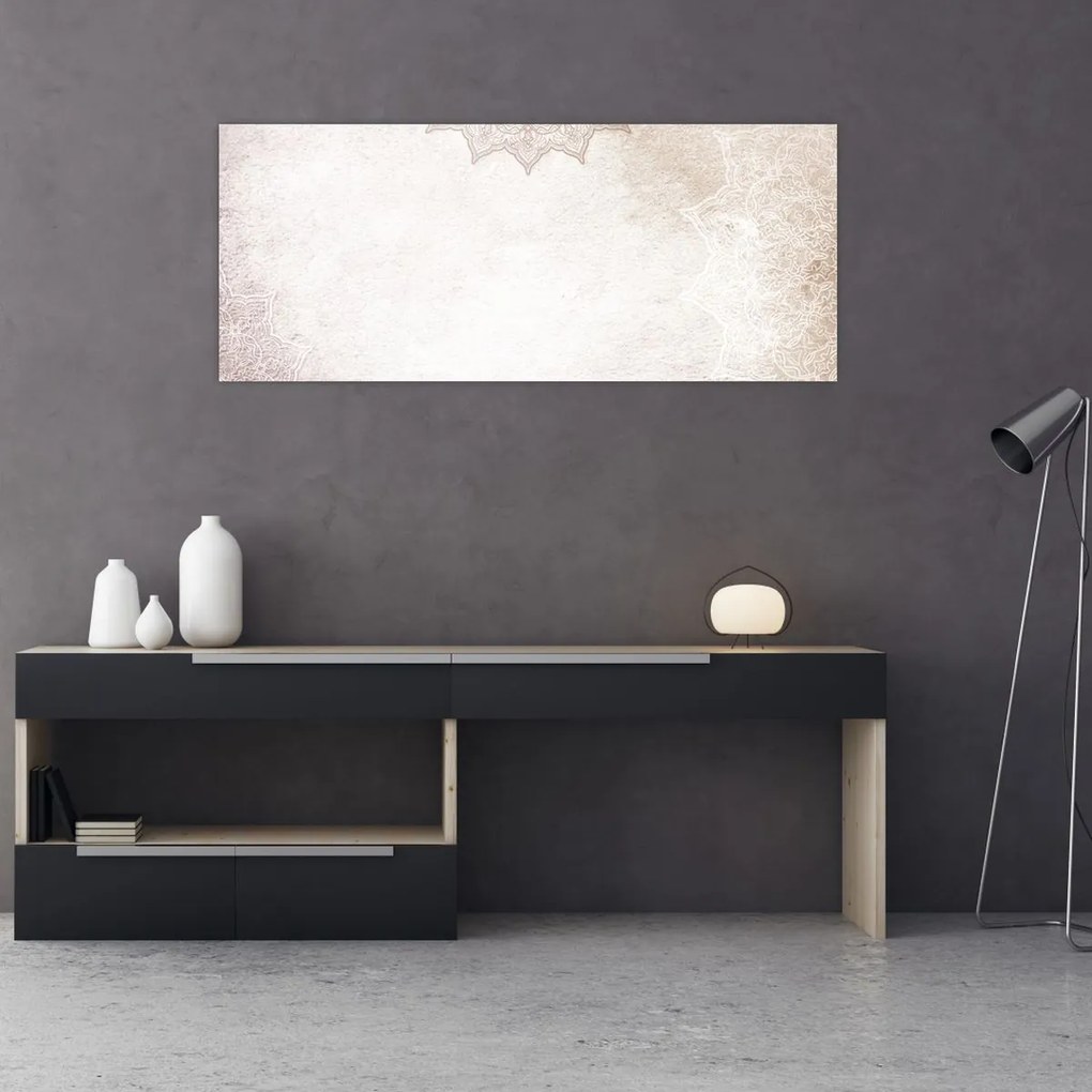 Tablou - Mandala pe zid (120x50 cm)