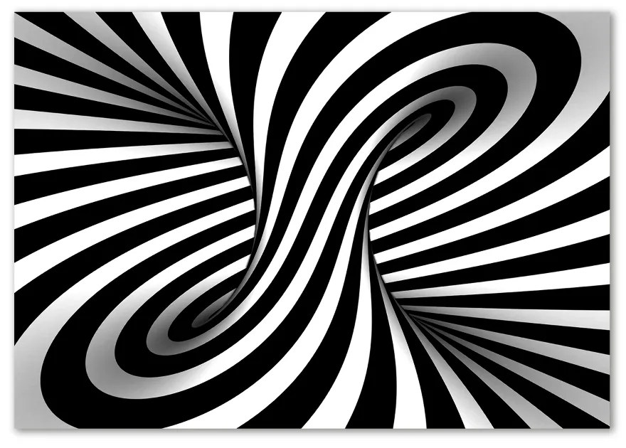 Tablou pe pe sticlă vârtej abstract