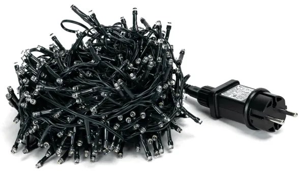 Aigostar - Ghirlandă LED de Crăciun pentru exterior, 400 LED-uri, 8 funcții, 23 m, IP44, alb cald