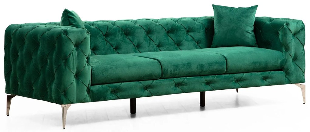 Canapea Fixa Chester cu 3 locuri Clyburn, 237 x 90 x 73 cm