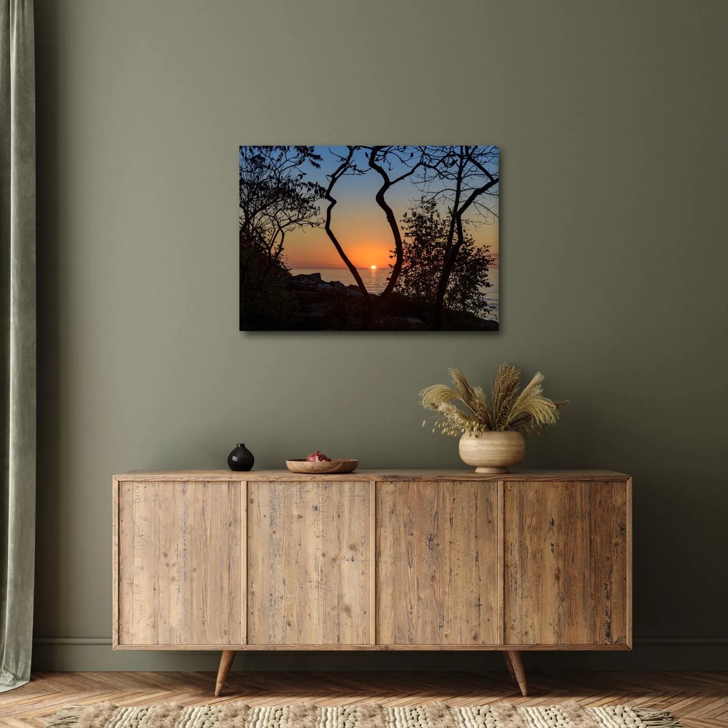 Tablou cu apus de soare (70x50 cm)