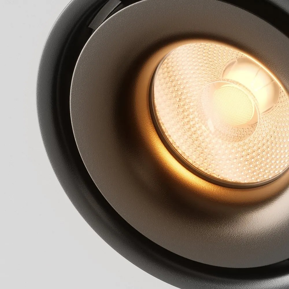 Spot LED aplicat ajustabil Yin negru