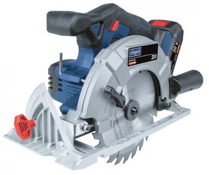 Scheppach CCS165-20Li Ferăstrău circular fără fir 20 V