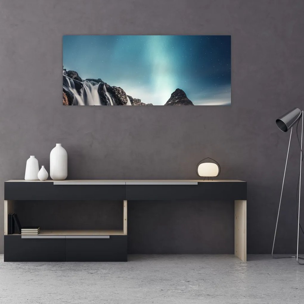 Tablou cu cascade (120x50 cm)
