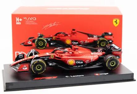 Macheta masinuta de colectie Bburago 1 43 Formula Racing Ferrari SF23 Team  16 C. Leclerc 36835 16