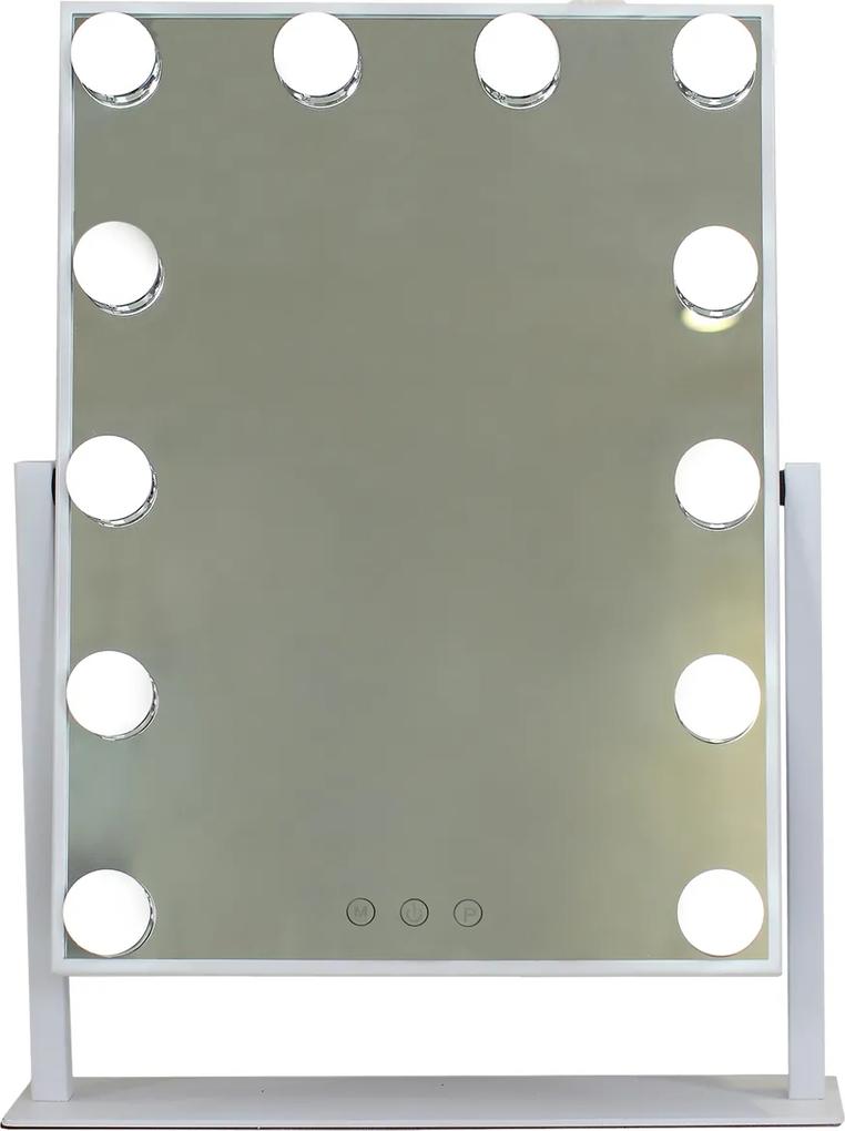Oglindă sistem iluminare LED cu 3 culori, Senzor Tactil, Luminozitate Reglabilă, Alb, GLAM 12W