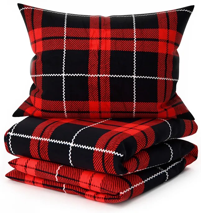 Lenjerie cocolino ALBURY rosie Dimensiune lenjerie de pat: 70 x 90 cm | 140 x 220 cm