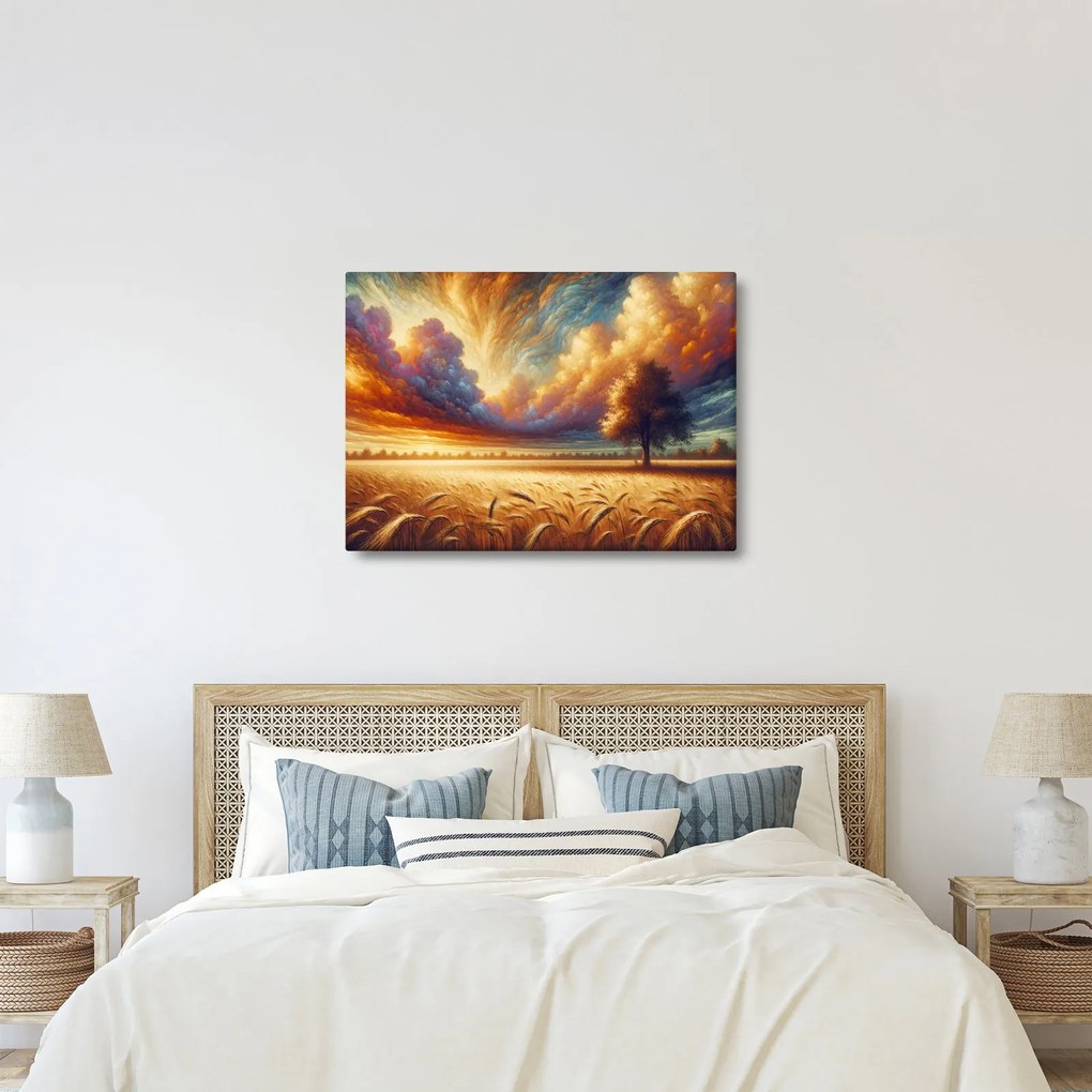 Tablou – Arbore pe câmp (70x50 cm)