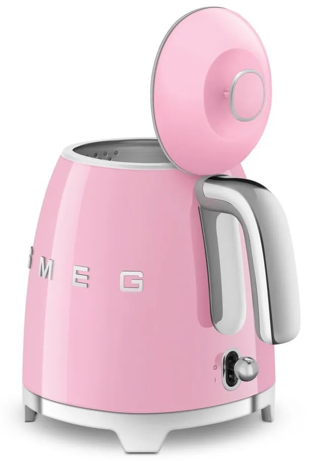 Ceainic electric roz din oțel inoxidabil 800 ml Retro Style – SMEG