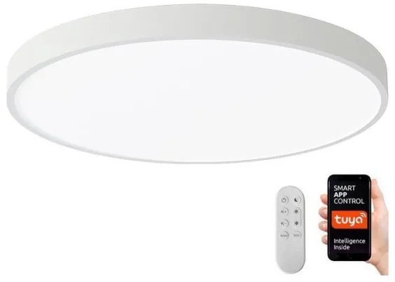 Plafonieră LED dimabilă Immax NEO 07252L SEMPLICI 48W/230V Wi-Fi Tuya alb + telecomandă