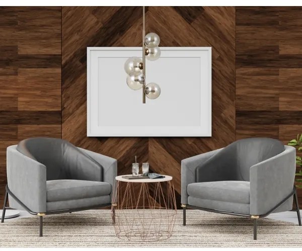 Lustră pe tijă CANELLO 5xG9/5W/230V ITALUX PND-406007-V5-HBR