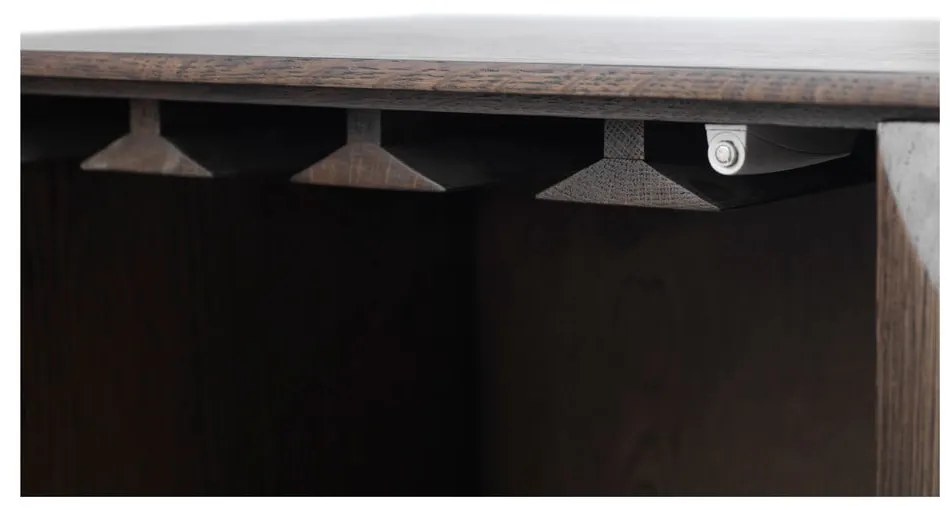 Dulap maro închis 90x130 cm Latina – Unique Furniture