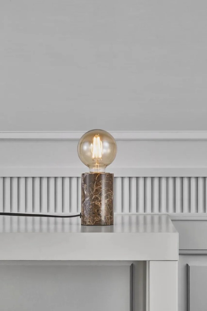 Veioza, lampa de masa design clasic Siv maro