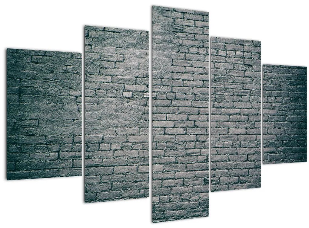 Tabloul cu perete din cărămidă (150x105 cm)