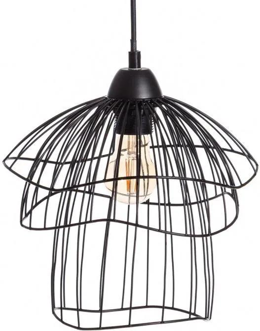 Lampa suspendata din metal Ceiling Lamp Black Metal Ø25cm | PRIMERA COLLECTION