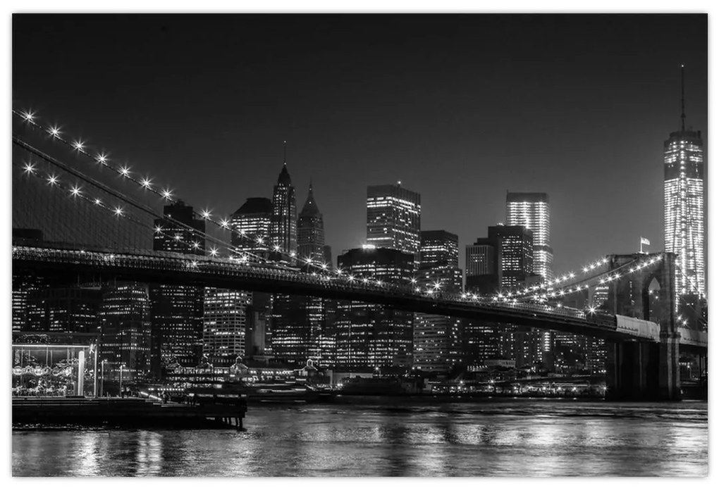 Tablou cu podul Brooklin în New York (90x60 cm)