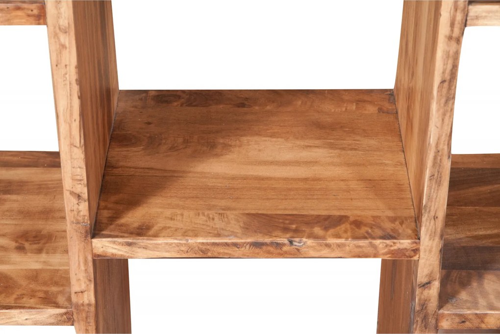 Biblioteca L121 36 H200 cm, lemn masiv