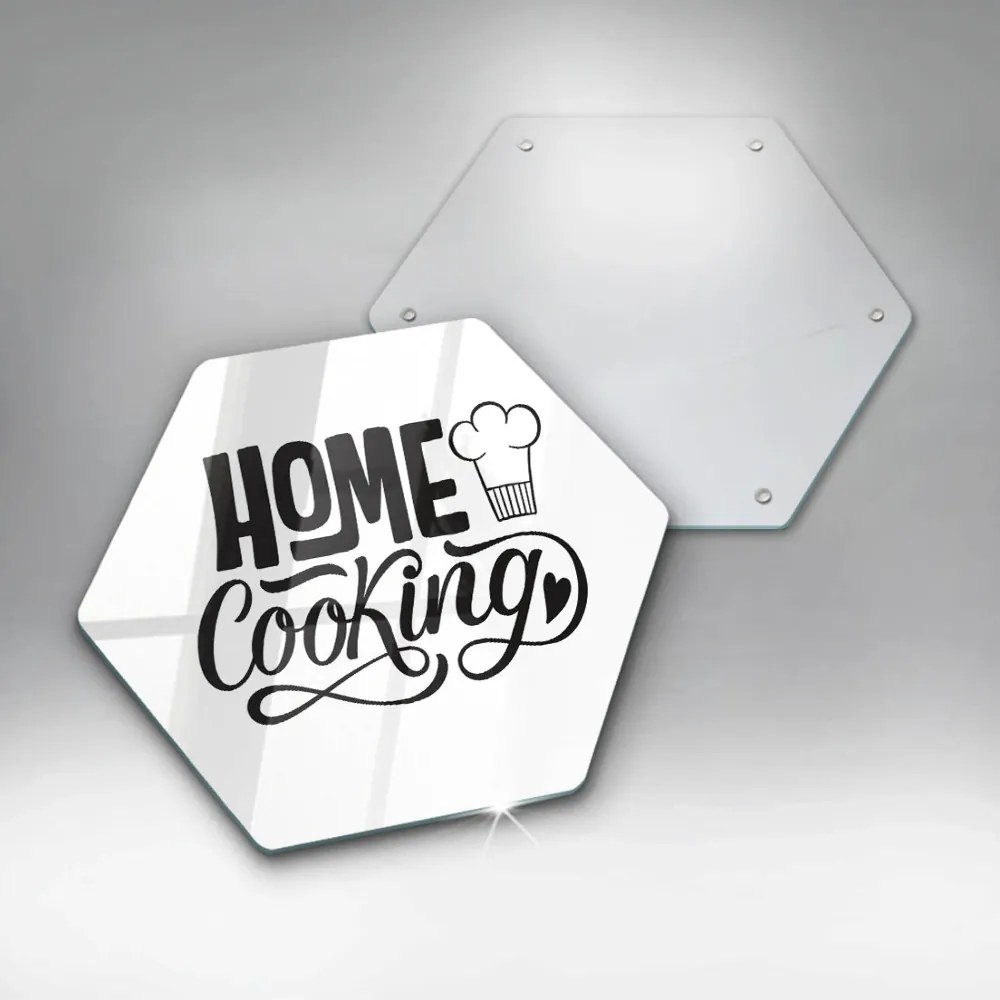 Tocător de bucătărie Inscripția Home cooking