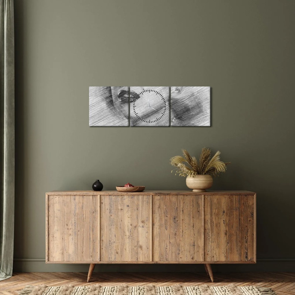 Tablou - Portretul lui Marilyn Monroe (cu ceas) (90x30 cm)