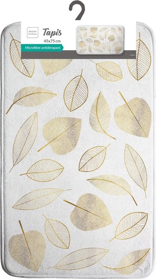 Covoraș de baie alb din material textil 45x75 cm Joya – douceur d'intérieur