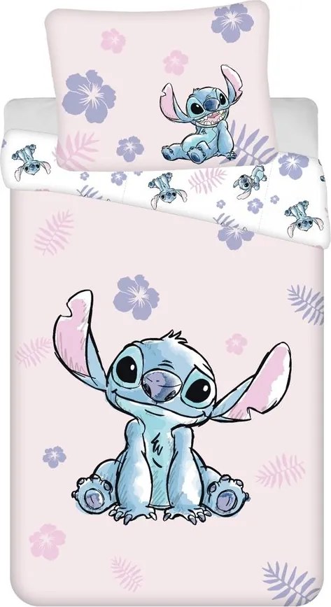 Lenjerie de pat Lilo și Stitch Pink