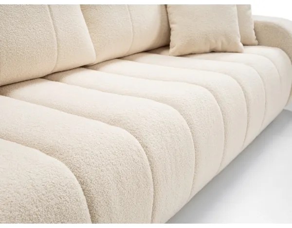 Canapea extensibilă DESIO, 3 locuri, bej