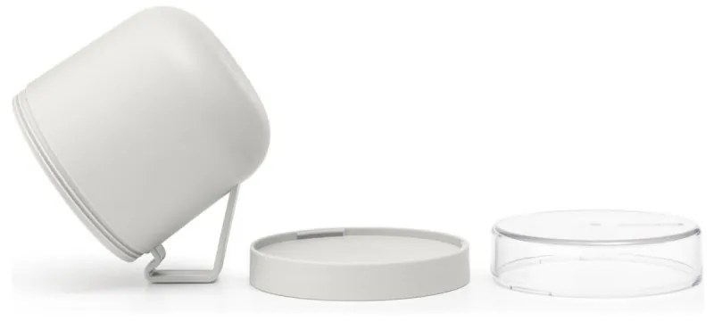 Ceasca pentru supa cu capac Brabantia Make&Take 1006295, 600+180 ml, Capac cu infiletare, Fara BPA, Gri