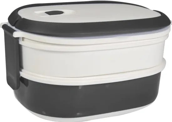 Cutie pentru gustare JOCCA Lunchbox, alb - gri