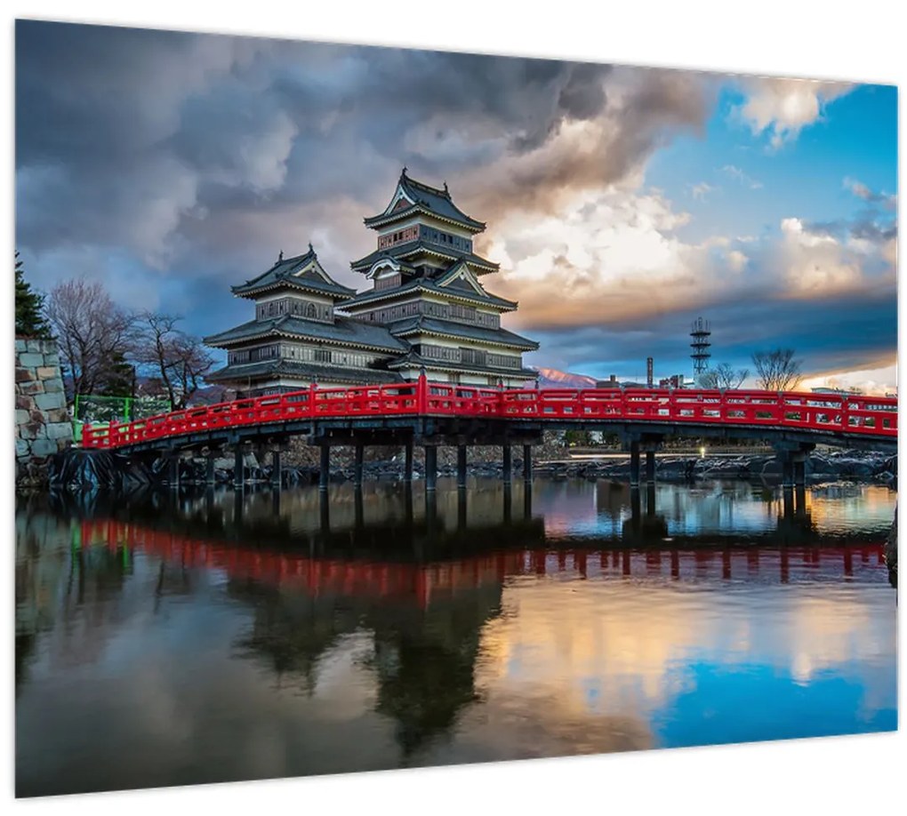 Tablou pe sticlă - Japonia (70x50 cm)
