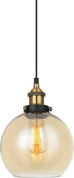 ITALUX MDM-4330/1 GD+AMB - Lustră pe cablu CARDENA 1xE27/40W/230V