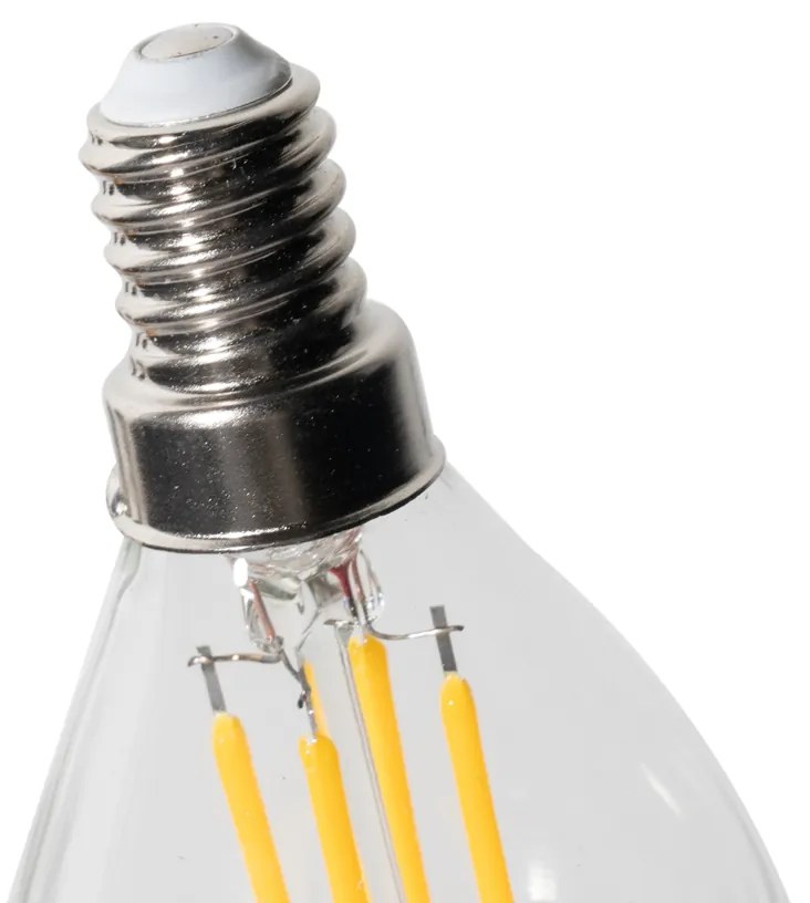 Set van 5 E14 3-staps dimbare LED lampen P45 helder 5W 470 lm 3000K