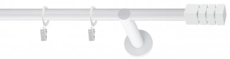 Galerie SIMPLA PRINDERE PERETE PICIOR UNIVERSAL 19 mm NORDIC ALB (Alege marime: 360 cm)