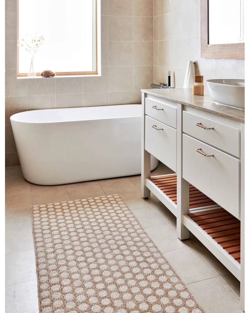 Covor tip traversă pentru interior și exterior bej/crem 70x250 cm Noa Beige Vanilla – Pappelina