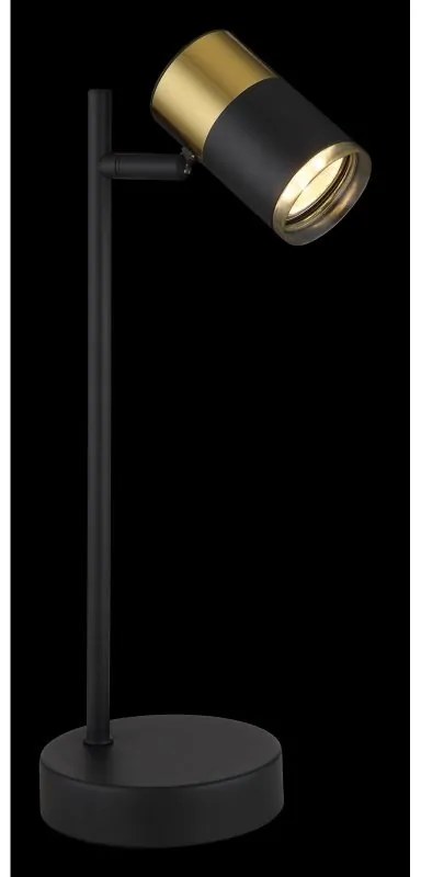 Lampa de masa cu Spot directionabil BRISBON negru/cupru