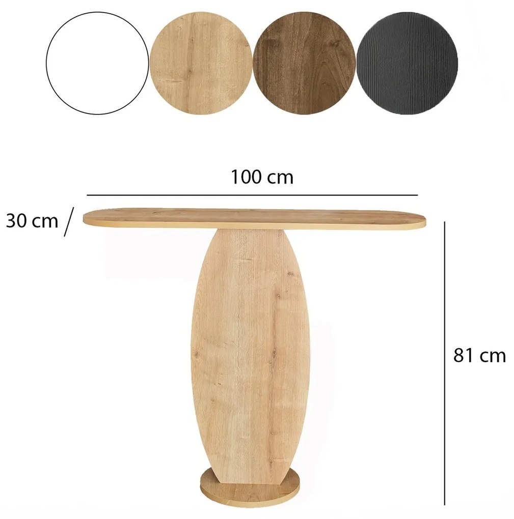 Masă de cafea Ellittica Sapphire Oak