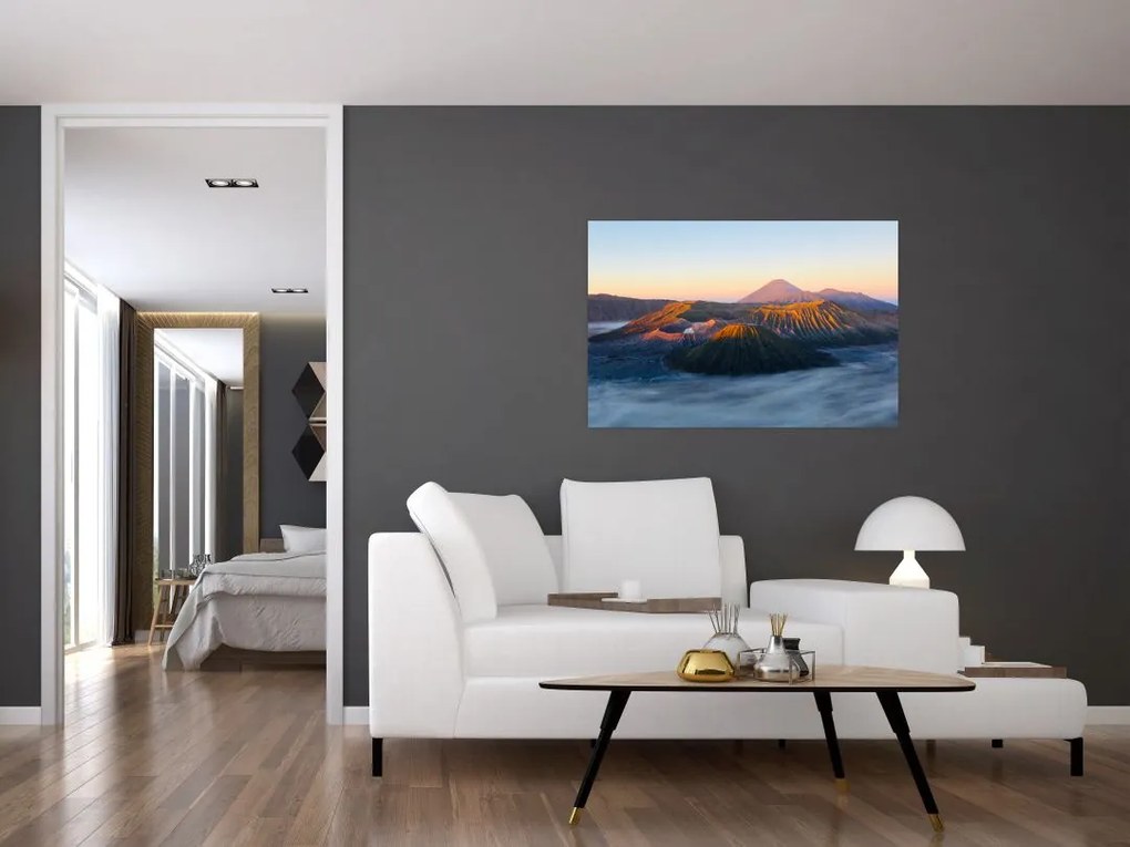 Tablou cu muntele Bromo în Indonesia (90x60 cm)