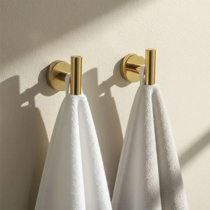 Set accesorii pentru baie Ari auriu 4 piese