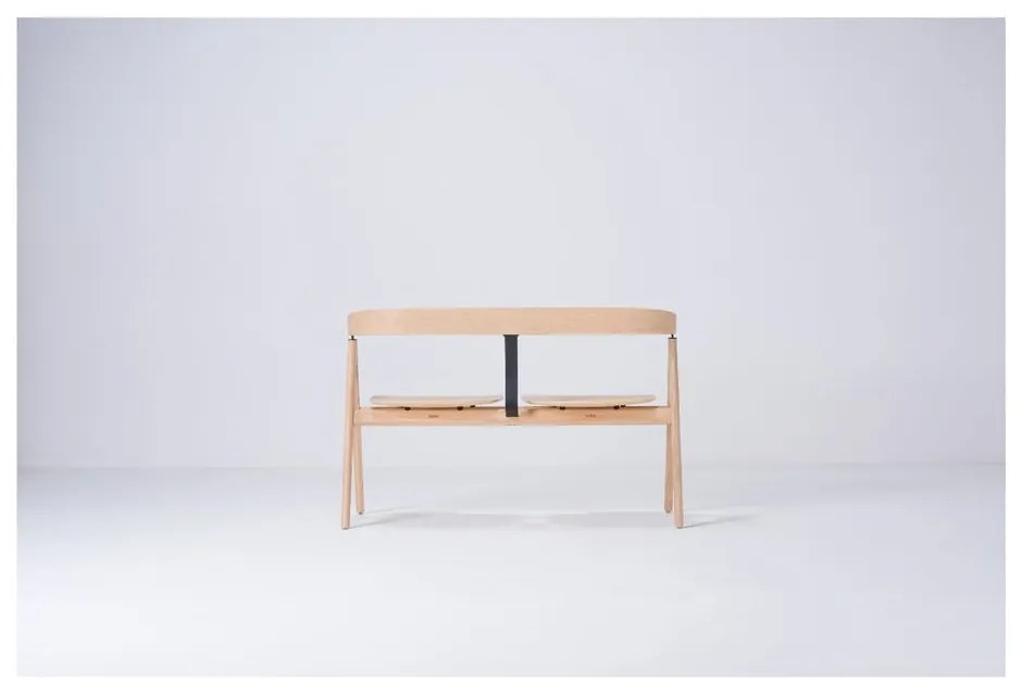 Bancă din lemn de stejar Gazzda Ava, natural