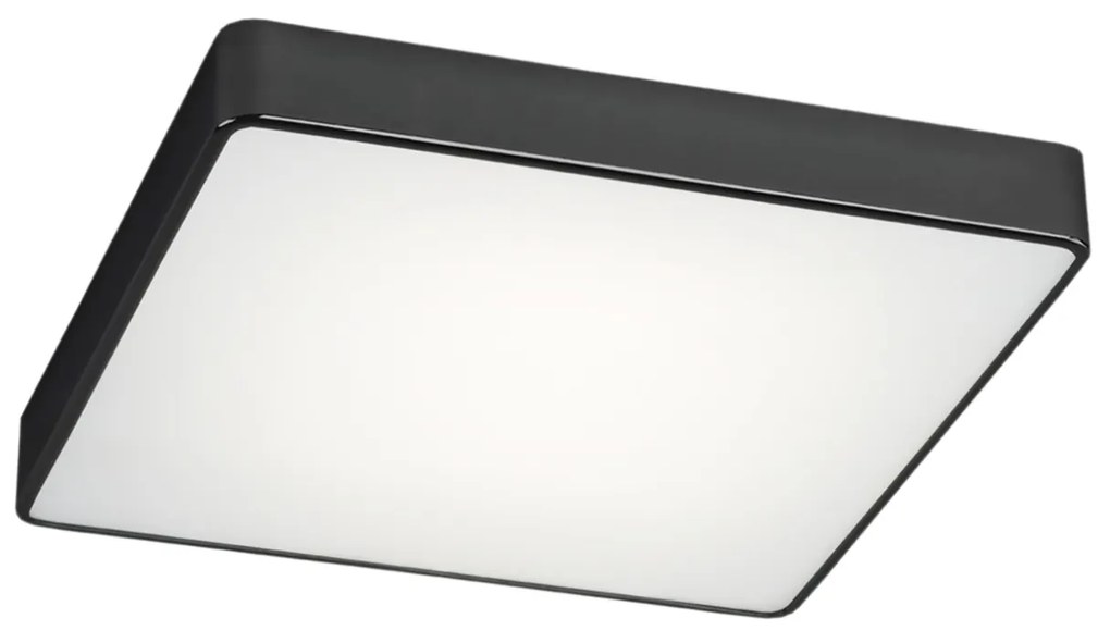 Plafoniera patrata design slim ONTARIO 45cm negru