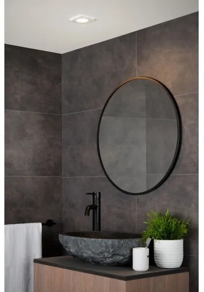 Plafonieră încastrată pentru baie ZIVA 1xGU10/5W/230V IP44 albă Lucide 09924/01/31