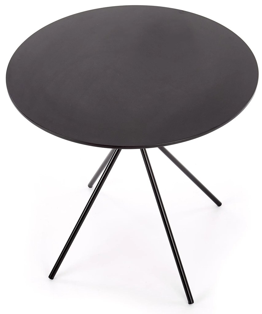 OFERTA Masa de dining neagra PHANTOM 80x80 clasa II