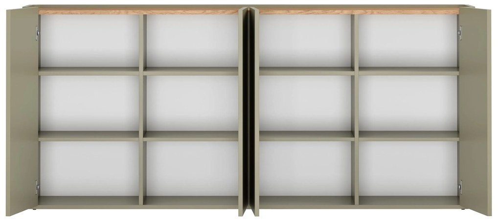Comodă Elivo 200 cm - eucalipt / stejar baltic dune