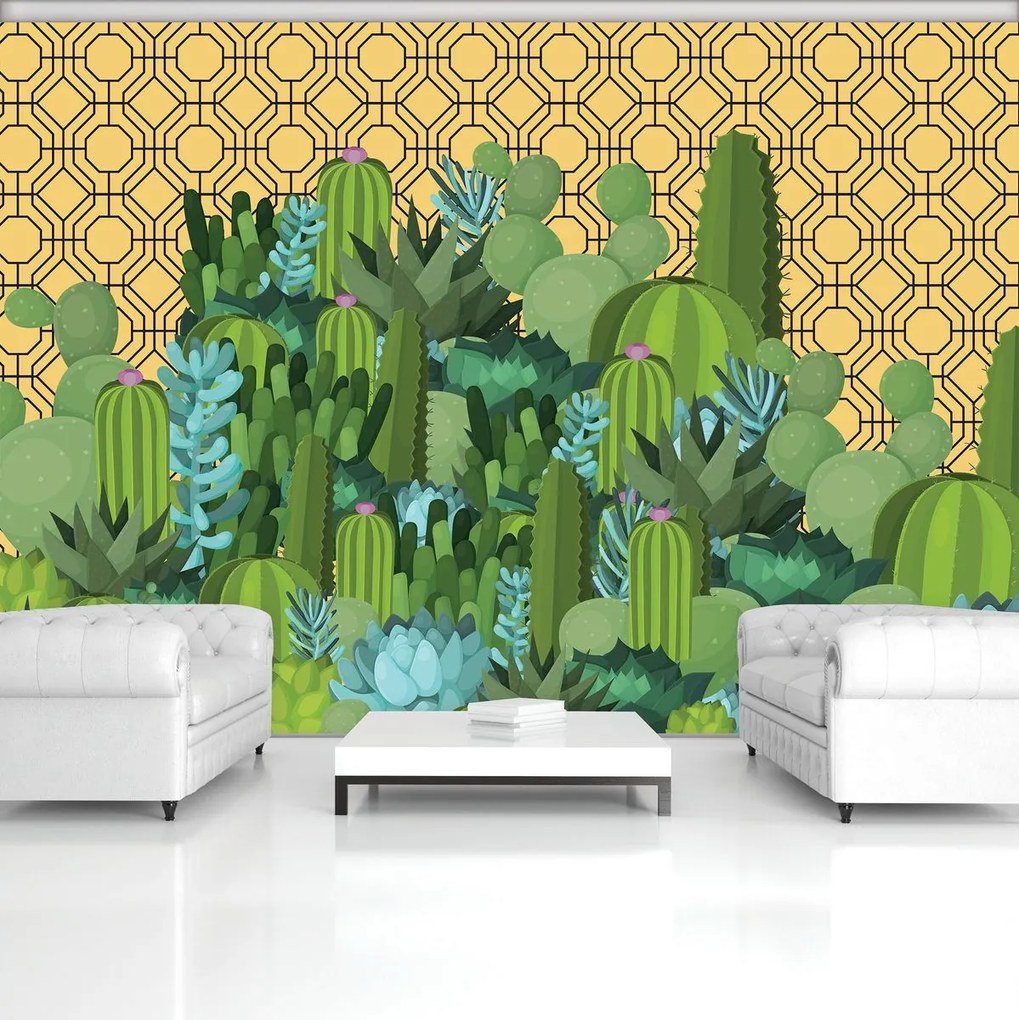 Fototapet - Insula cactușilor (152,5x104 cm)
