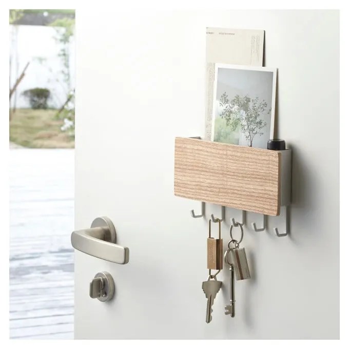 Cuier alb pentru chei YAMAZAKI Rin