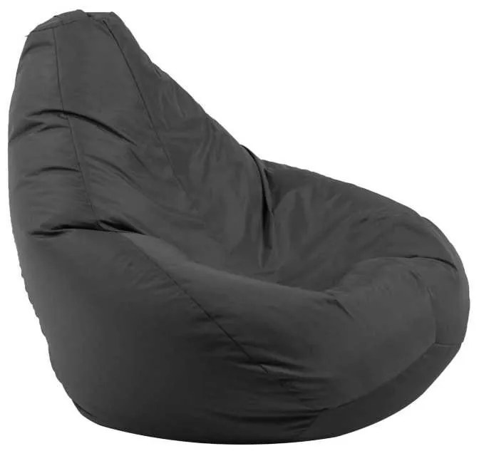 Fotoliu Nirvana Hobbit Pufrelax, Material Impermeabil - Gri inchis