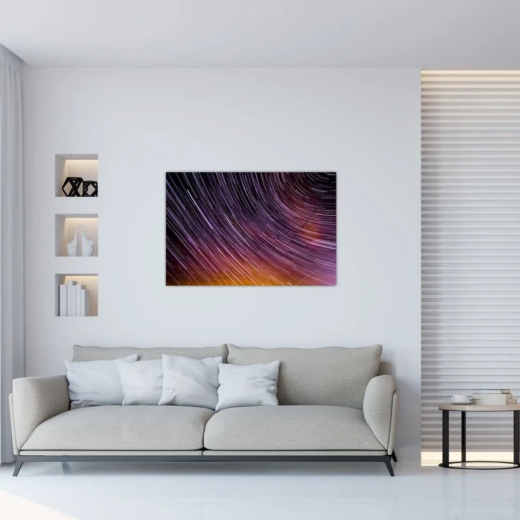 Tablou cu stele șterse pe cer (90x60 cm)