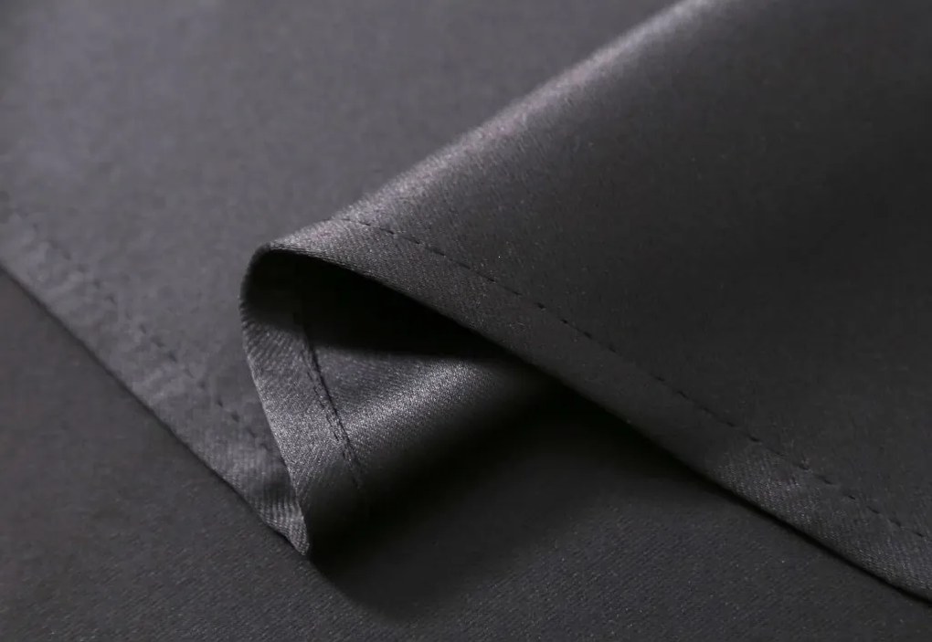 Perdea OXFORD LIGHT 140x270 cm, negru Agatat: Rejansa