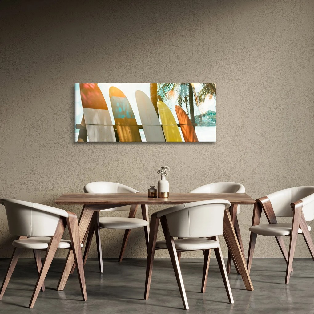 Tablou - Plăci de surf (120x50 cm)